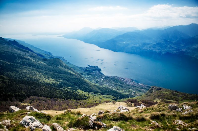 Die Landschaft des Monte Baldo